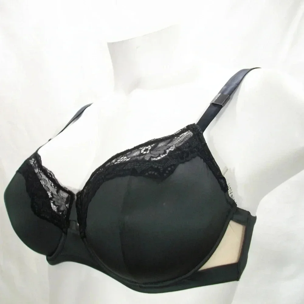 38D Unveiled 110059 Entre-Doux Unlined UW‎ Bra Black NWT